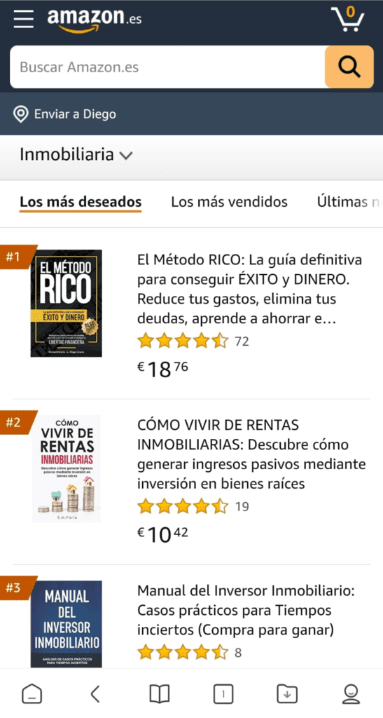El Método RICO el libro de inversión inmobiliaria mas deseado de Amazon
