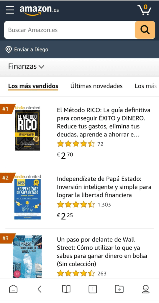 El Método RICO el libro más vendido finanzas Amazon