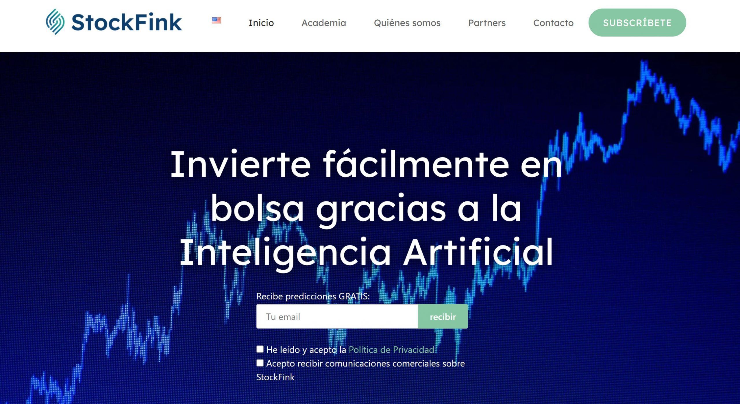 Pagina Inicio StockFink